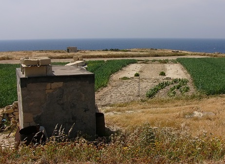 Typische Schlagnetzanlage (hier auf Malta)