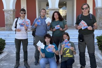 Protest against spring hunting in Greece