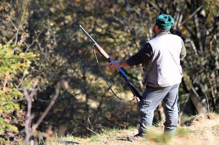 Bird hunter in Brescia