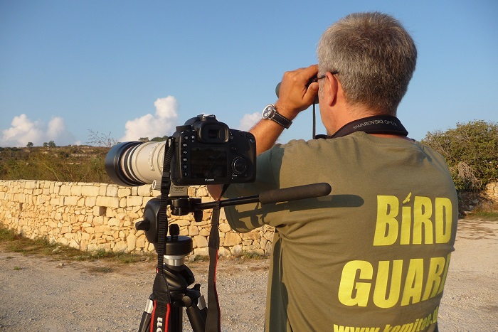 Volontario CABS sul campo a Malta